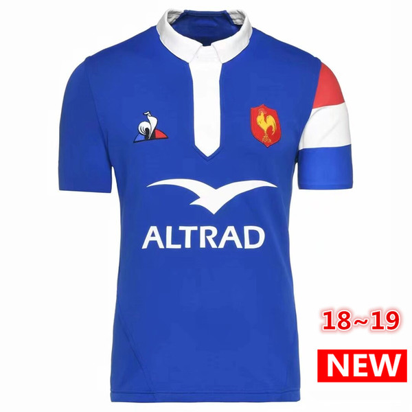 2018 2019 France Rugby Jerseys 18 19 France Shirt League jersey Casual clothes s-3xl