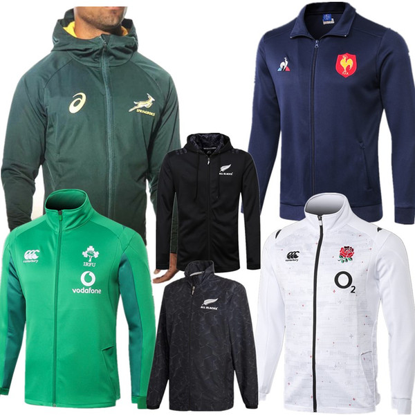 1819 All Blacks Hoodie 2019 Rugby World Cup South Africa jacket Ireland national team Rugby Jerseys Size: S-3XL