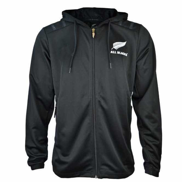 All Blacks Black Hoodie 2019 New Zealand Super Rugby Jerseys 18 19 All Blacks jersey Casual clothes Jacket s-2xl