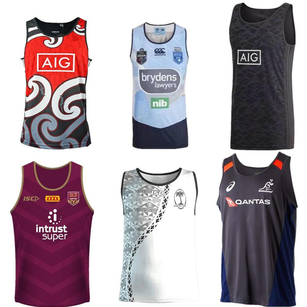 Cowboys Wests Tigers Brisbane Broncos Maroons New Zealand rugby Jerseys Singlet jersey NRL National League vest shirt nrl jersey Singlet shi