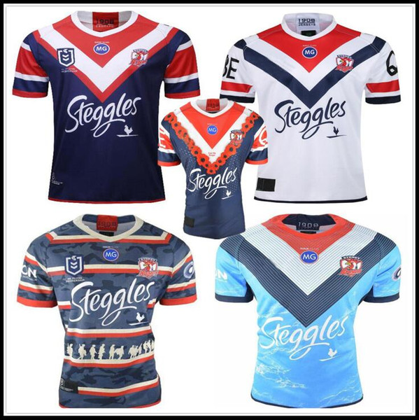 2019 SYDNEY ROOSTERS ANZAC JERSEY rugby Jerseys NRL National Rugby League rugby shirt nrl jersey Australia Sydney Roosters shirts s-3xl