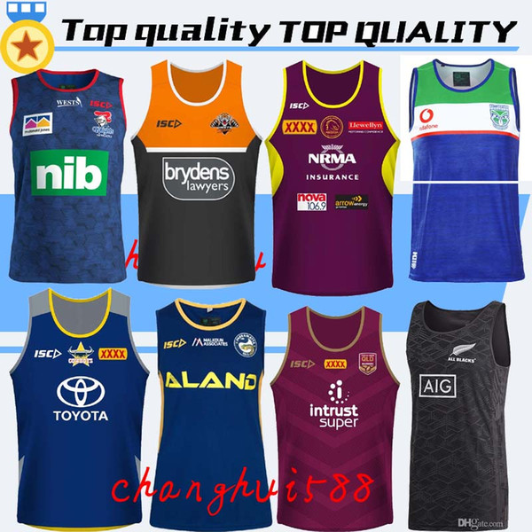 WESTS TIGERS 2019 TRAINING SINGLET Parramatta Eels 2019 TRAINING SINGLET Penrith Panthers 2019 TRAINING SINGLET Rugby Jerses size S-3XL