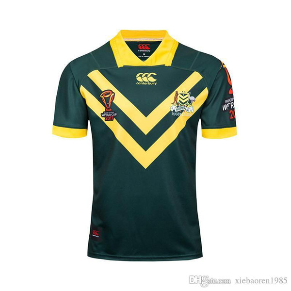 free shipping! New Australia 2017 World Cup NRL Jersey rugby shirt 17 18 Australian rugby Jerseys NRL National Rugby League shirts s-3xl