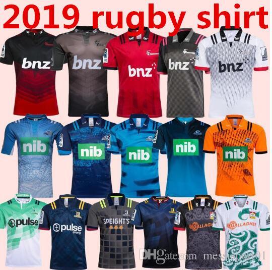 2018 2019 CRUSADERS 2018/19 Chiefs Super Rugby Jersey 18 19 new Zealand super Chiefs Blues Crusaders Highlanders training shirts SIZE: S-3XL