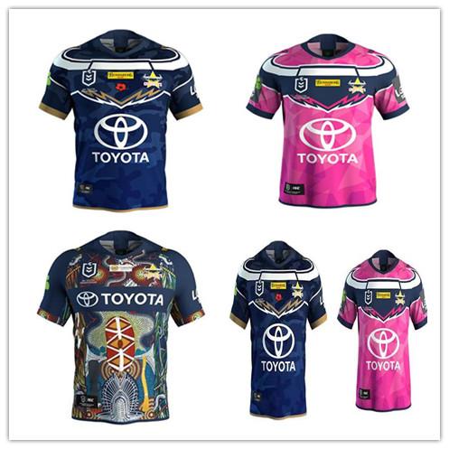 TOP Australia 2019 2020 North Queensland Cowboys INDIGENOUS Defence rugby Jerseys Women in League Jersey nrl Jersey COWBOYS indigenous shirt