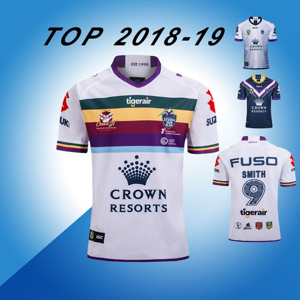 NEW SMITH 9 melbourne storm 2018 2019 home away rugby Jerseys NRL National Rugby League shirt nrl jersey 18 19 MELBOURNE STORM shirts s-3xl