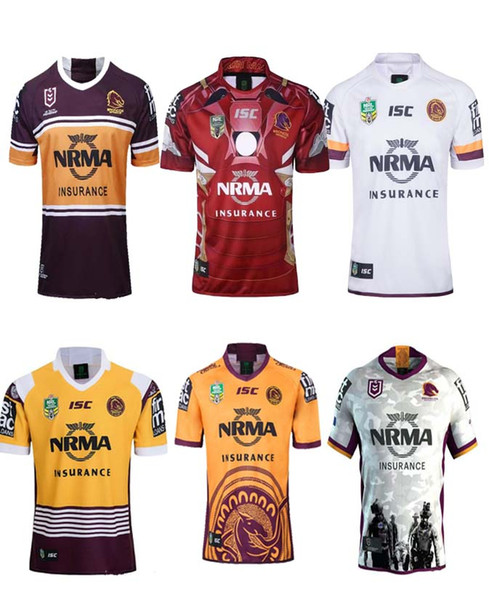 2019 Newest Brisbane Broncos home away rugby Jerseys NRL National Rugby League shirt nrl jersey 2018 2019 BRISBANE BRONCOS shirts s-3xl