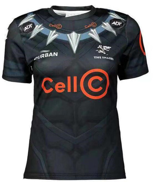 2019 SHARKS SUPER RUGBY HOME JERSEY RWC NRL Super RUGBY Sharks Hero version rugby jerseys Austral Shirts size S-XL-3XL