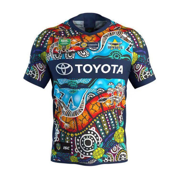 18 19 Aboriginal Camouflage S-3XL Rubgby World Cup NRL National Rugby League edition Jersey Rugby Shirts American football Free shipping