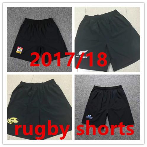 2017 new arrival rugby jerseys new Zealand Crusaders Blues Chiefs Highlanders Hurricanes top quality hot sales rugby shorts Size S-3XL