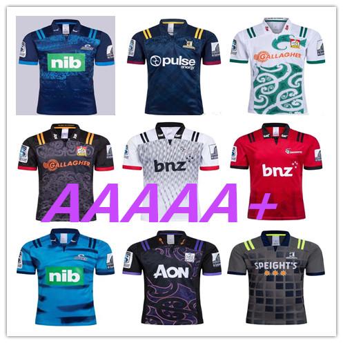 2018 Chiefs Super Rugby Jersey new Zealand super Chiefs Blues Hurricanes Crusaders Highlanders shirts SIZE: S-3XL