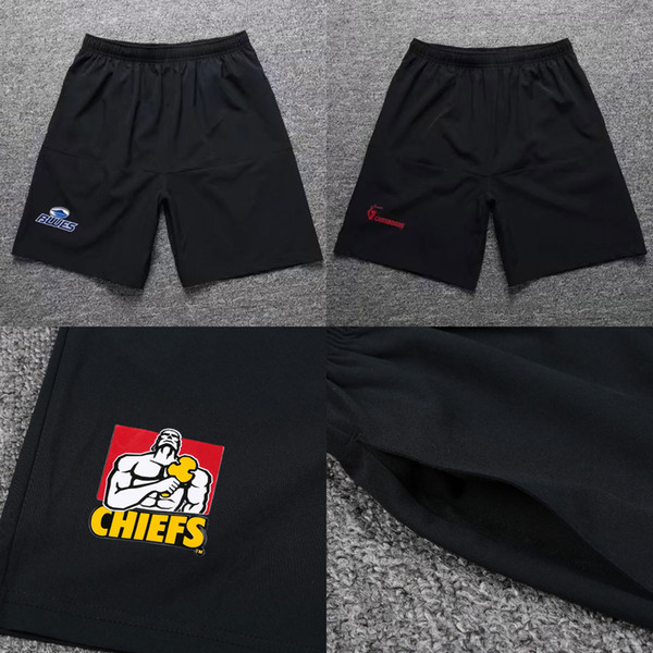 New CRUSADERS BLUES CHIEFS Rugby Shorts NRL All Blacks Rugby Shorts Top New Zealand Rugby Wear blacks Shorts Size S-3XL Fast Shipping