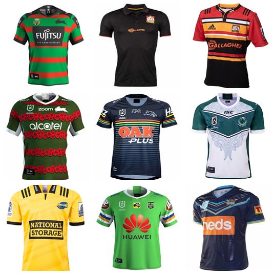 2019 South Sydney Rabbitohs Chiefs Rugby jersey 20 Auckland Crusaders Rugby shirts wear