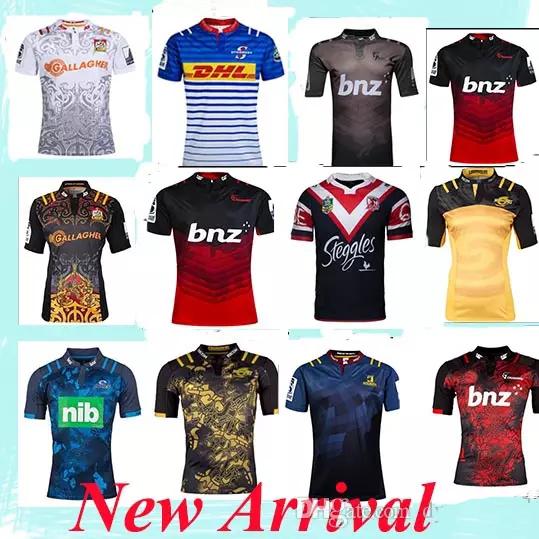 Thai quality New 17 18 Zealand Rugby Blues Jerseys Chiefs crusader best quality shirt Rugby Sydney rooster Shirt hurricane jersey