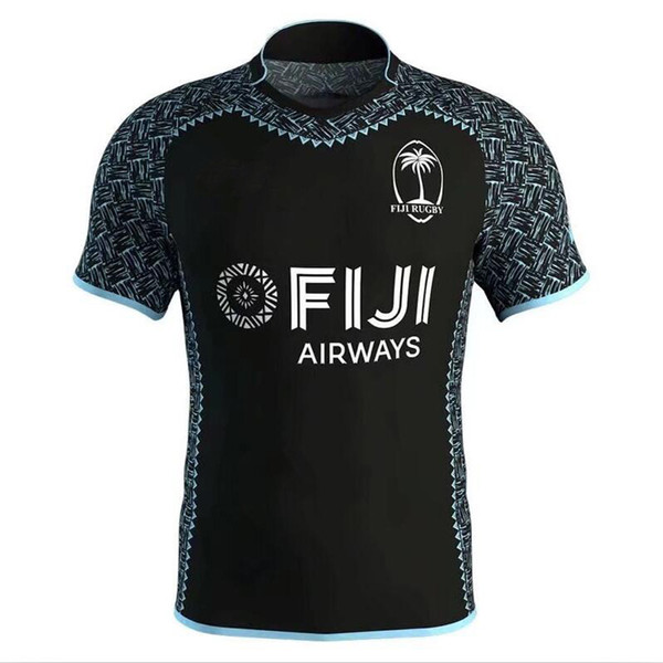 2018 2019 Free shipping New Top Quality 2017 Fiji White Rugby Jerseys 2016 Black Fiji Rugby jerseys t shirts