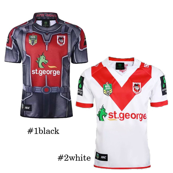 2017 New Zealand Rugby New St George Illawarra Dragons NRL Rugby Shirt Rugby Jersey