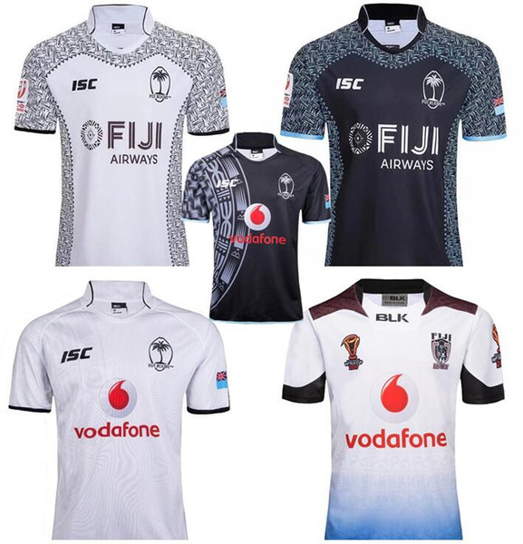 2018 world cup fiji home white Rugby jersey Sevens Olympic Shirt 17 18 19 NRL National 7's Rugby Jersey s-3xl