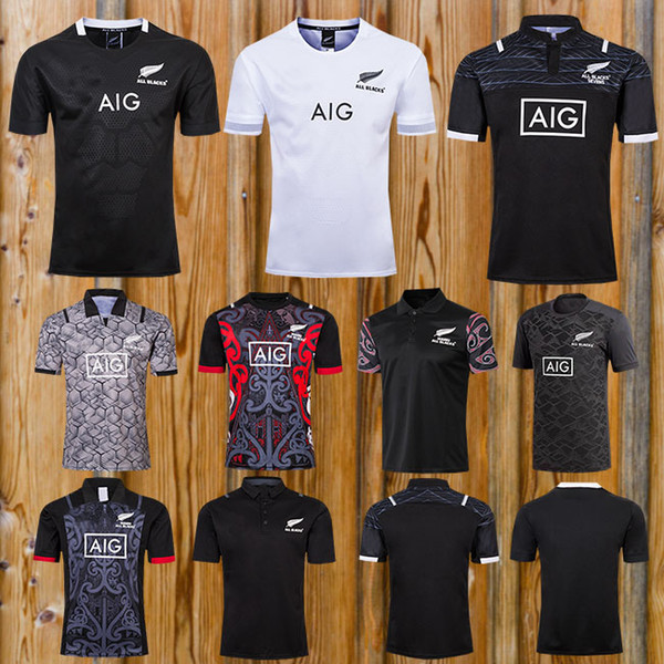 2018 2019 new Maori All Blacks Jersey 18 19 New Zealand Maori All Blacks HOME Shirt Super Rugby League shirts s-3xl