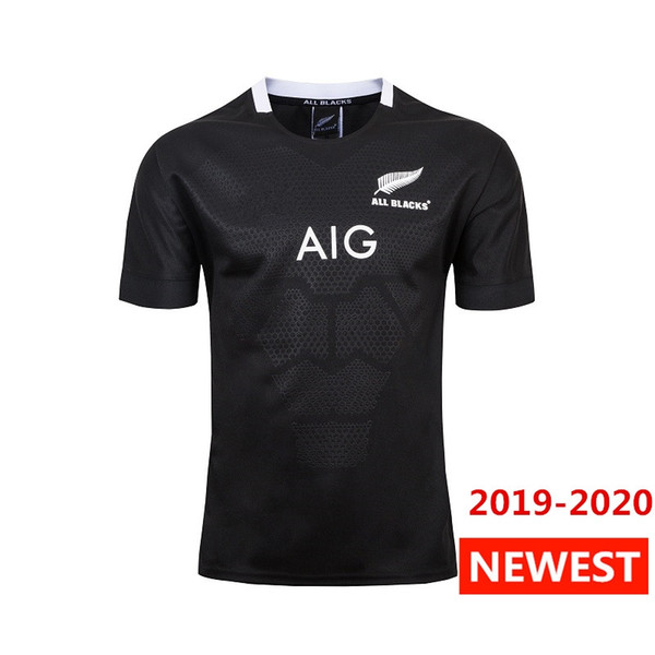 Best Quality 2019 New Zealand All Blacks home away Rugby Jerseys Super Rugby shirt All Blacks jersey Size