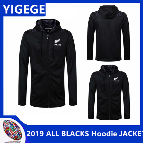 2019 ALL BLACKS Hooded Jacket JERSEY 2018-2019 ALL BLACKS HOME JERSEY RUGBY All Blacks Performance Home Jersey 2018/2019 New Zealand Rugby