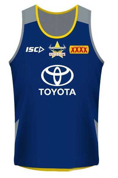 new Cowboys rugby Jerseys vest 2018 2019 home Singlet Jersey NRL National Rugby League Singlet nrl Jersey Australia shirt s-3xl