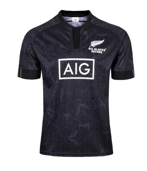 All Blacks Training Jersey 18 19 ALL BLACKS POLO SHIRT BLACK T SHIRT Jersey 2018/2019 New Zealand All Blacks Rugby Jersey Size S-XXXL