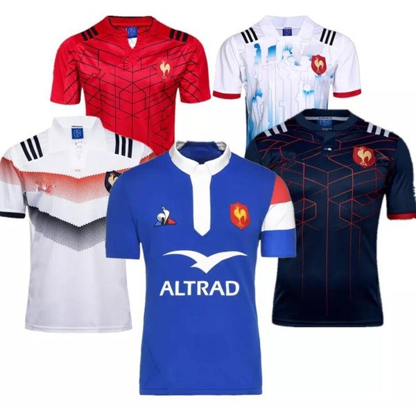 2018 2019 French Rugby Jerseys 18 19 French Shirt League jersey Casual clothes s-3xl