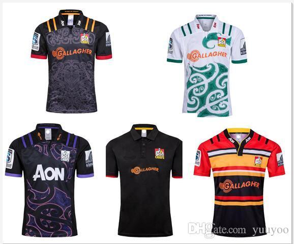 18 19 20 Chiefs Super Rugby Jersey new Zealand super Chiefs Blues Hurricanes Crusaders Highlanders 2019 Rugby Jerseys shirts SIZE: S-3XL