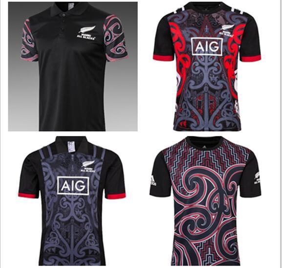 2018 2019 Maori All Blacks Jersey new zealand top quality rugby shirts red 100 years Anniversary 17 18 MAORI Territory size S-3XL