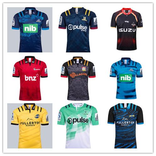 2018 2019 Chiefs Super Rugby Jersey new Zealand super Chiefs Blues Hurricanes Crusaders Highlanders shirts SIZE: S-3XL