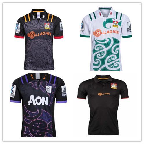 Chiefs 2019 Super Rugby Players Media Polo Shirt New Zealand Chiefs Super Rugby Players Media Shirt rugby Jerseys Chiefs jersey size S-3XL