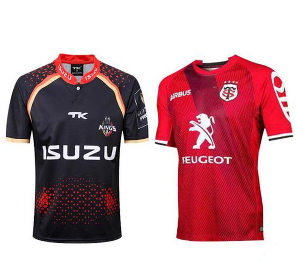 Hot sales new 2019 Toulouse Rugby Jersey 18 19 Toulouse Rugby Jersey Sportswear King super rugby suit size S-3XL