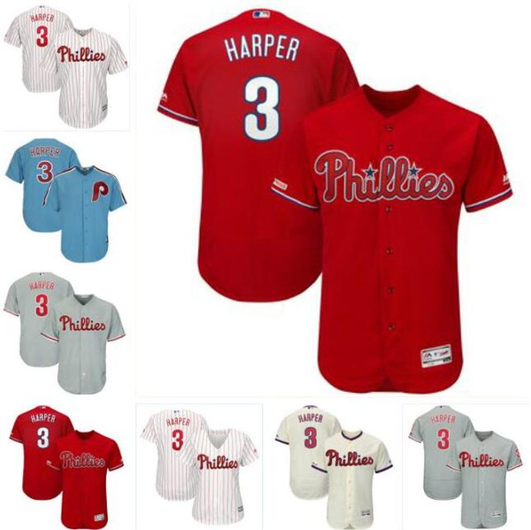 Philadelphia bryce harper phillies jersey baseball jerseys customized blank official cool flex base spring jersey Mitch Williams mens usa 4x