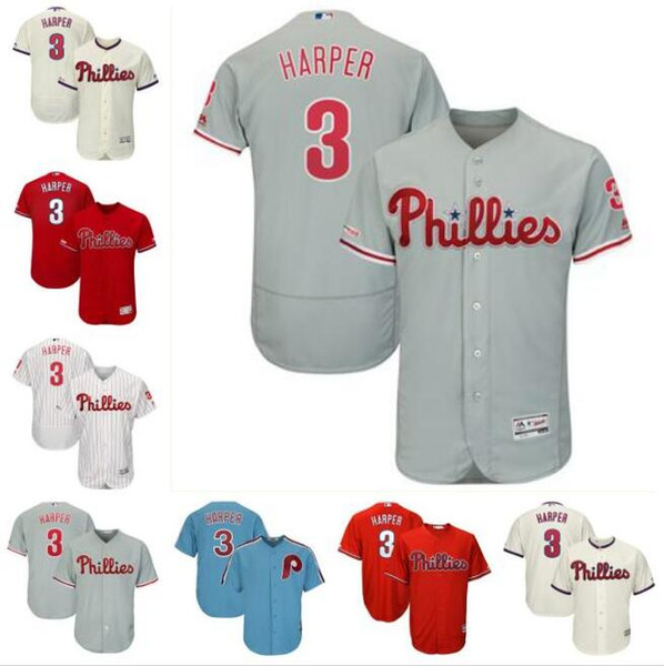 Philadelphia bryce harper phillies jersey baseball jerseys custom blank home official cool flex base spring jersey 4Lenny Dykstra mens 4xl