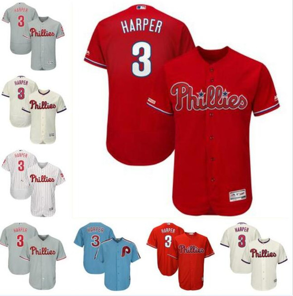 Philadelphia bryce harper phillies jersey baseball jerseys custom blank home official cool flex base spring jersey Juan Samuel mens 4xl