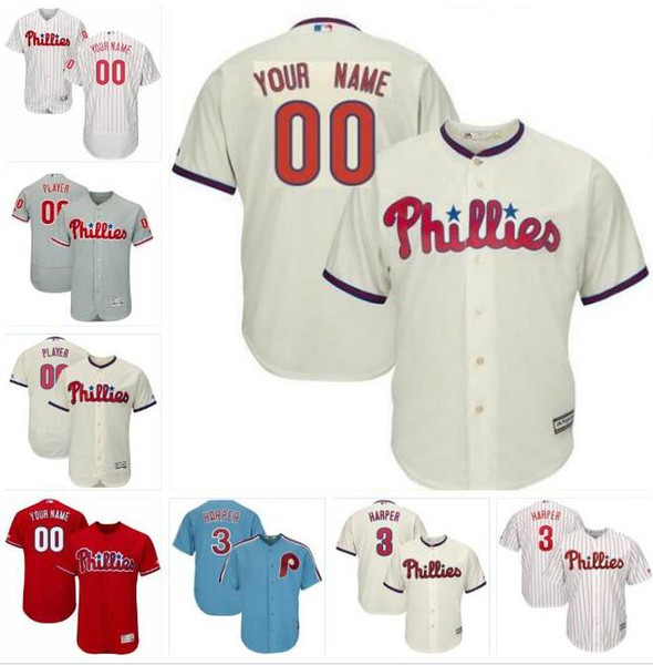 Men's Philadelphia bryce harper phillies jersey baseball jerseys custom cheap shirts cheap cool flex base spring jersey Maikel Franco