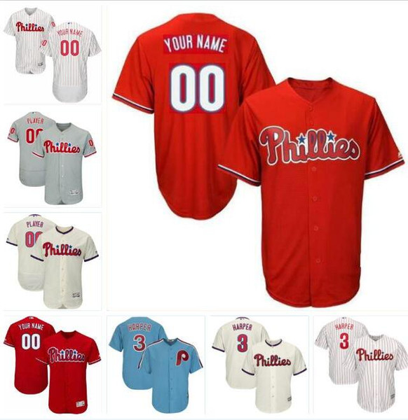 Men's Philadelphia bryce harper phillies jersey baseball jerseys custom cheap shirts cheap cool flex base spring jersey Scott Kingery