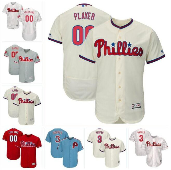 Men's Philadelphia bryce harper phillies jersey baseball jerseys custom cheap shirts cheap cool flex base spring jersey 4Lenny Dykstra