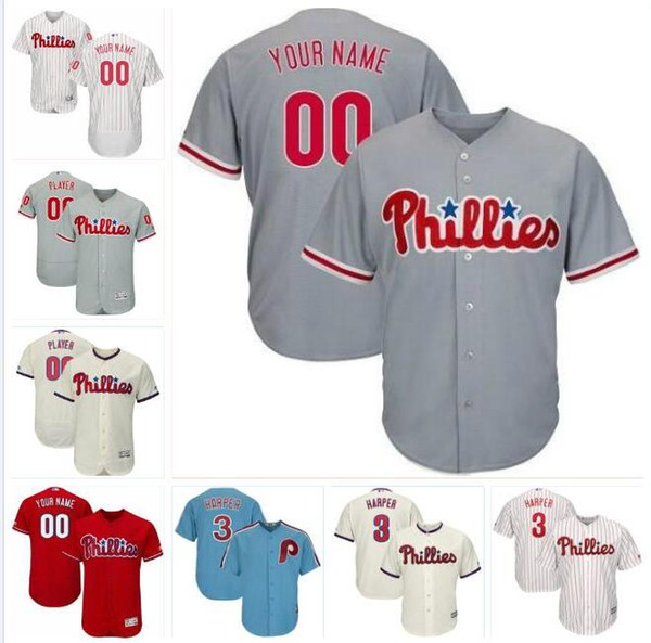 Philadelphia bryce harper phillies jersey baseball jerseys custom cheap shirts cheap cool flex base spring jersey Mitch Williams mens