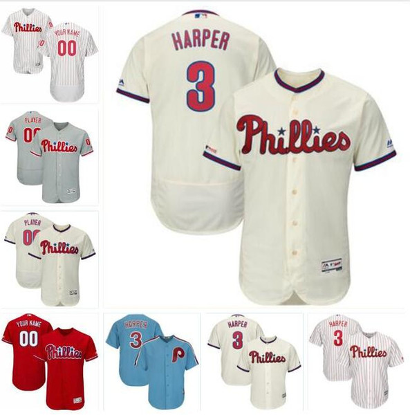 Philadelphia bryce harper phillies jersey baseball jerseys custom cheap shirts cheap cool flex base spring jersey Scott Kingery mens 4xl