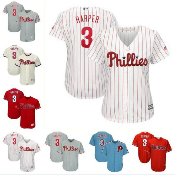 Philadelphia bryce harper phillies jersey baseball jerseys custom blank home official cool flex base spring jersey Juan Samuel Light Blue