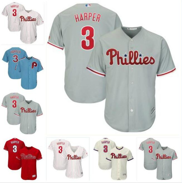 Philadelphia bryce harper phillies jersey baseball jerseys custom blank home official cool flex base spring jersey 4Lenny Dykstra Cream