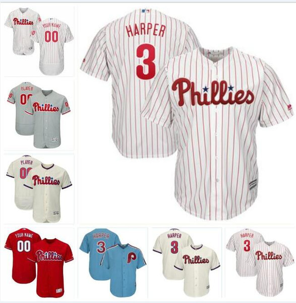 Philadelphia bryce harper phillies jersey baseball jerseys customized blank official cool flex base spring jersey Jim Bunning men 4xl usa