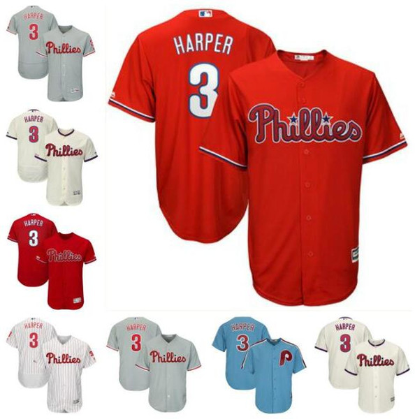 Men's Philadelphia bryce harper phillies jersey baseball jerseys customized blank official cool flex base spring jersey 49Jake Arrieta