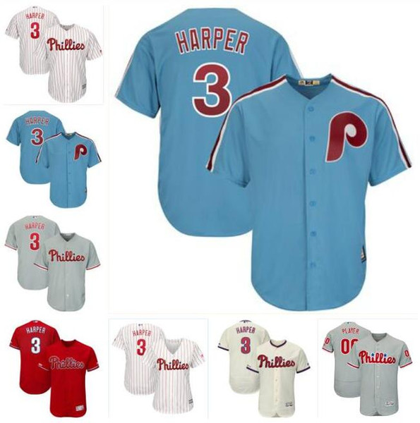 Youth Philadelphia bryce harper phillies jersey baseball jerseys customized blank official cool flex base spring jersey Mike Schmidt