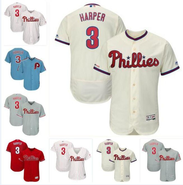 Men's Philadelphia bryce harper phillies jersey baseball jerseys customized blank official cool flex base spring jersey Maikel Franco