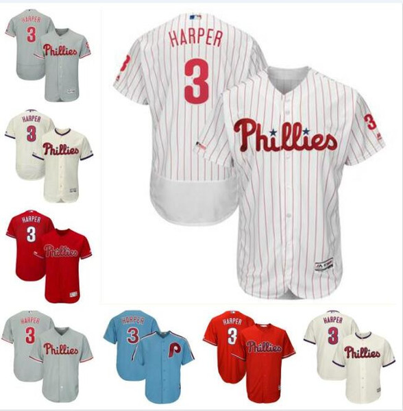 Philadelphia bryce harper phillies jersey baseball jerseys customized blank official cool flex base spring jersey Robin Roberts mens 4xl usa