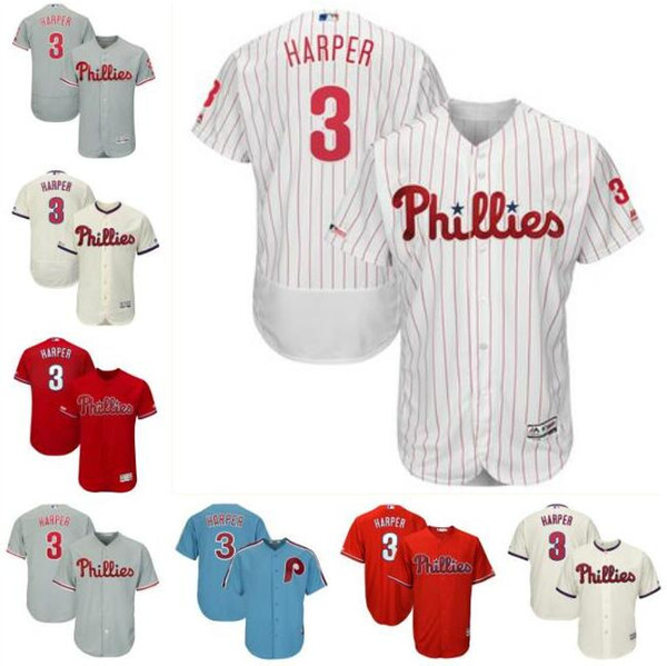 Philadelphia bryce harper phillies jersey baseball jerseys customized blank official cool flex base spring jersey 4Lenny Dykstra mens 4xl us