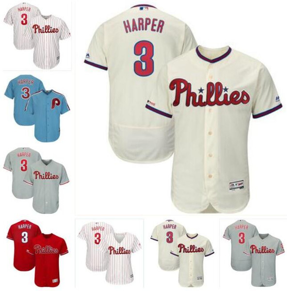 Men's Philadelphia bryce harper phillies jersey baseball jerseys custom blank home official cool flex base spring jersey Steve Carlton