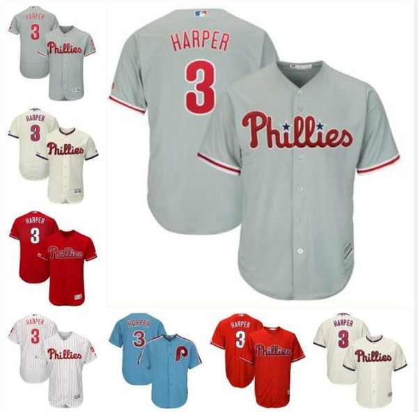 Men's Philadelphia bryce harper phillies jersey baseball jerseys custom blank home official cool flex base spring jersey Darren Daulton